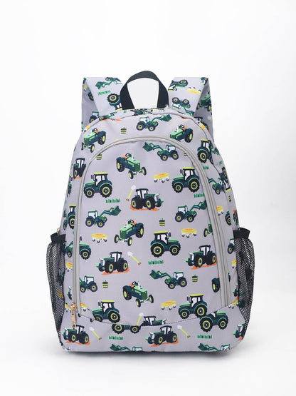 Green Tractors Boys Backpacks