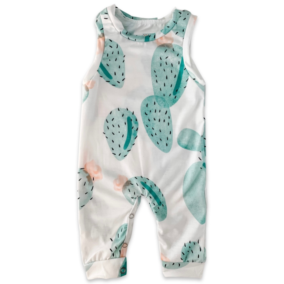 Cactus Bloom Baby Jumpsuit