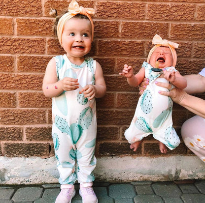 Cactus Bloom Baby Jumpsuit