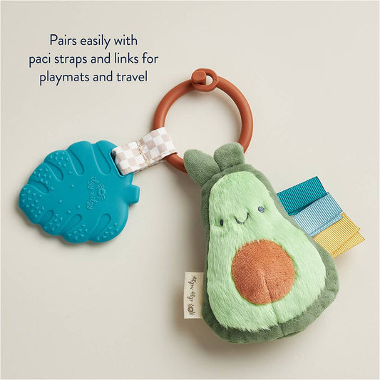 Itzy Pal™ Plush + Teether: Avocado