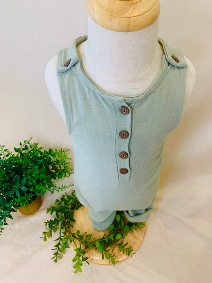 Baby Boy Wooden Button Jumper