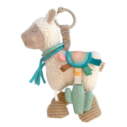 Itzy Llama Link & Love™ Activity Plush with Teether Toy