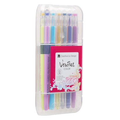 Assorted Gel Pen Set  - 12 pc